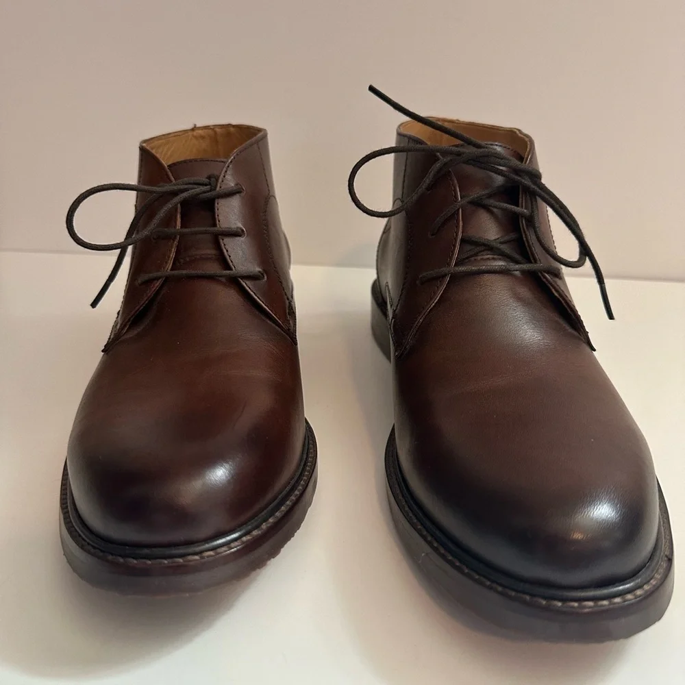 Johnston & Murphy-Classic Brown Leather Men's Shoes